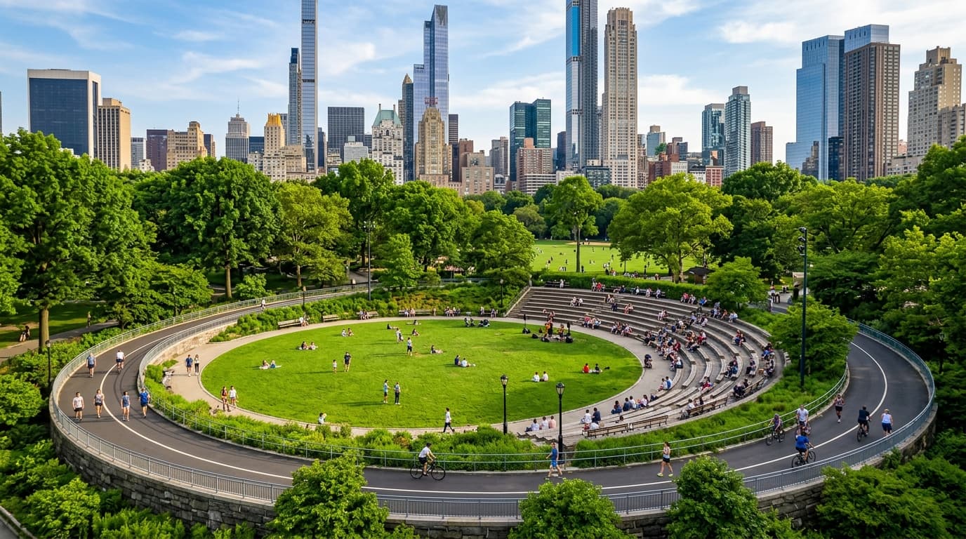 Central Park Green Landscape